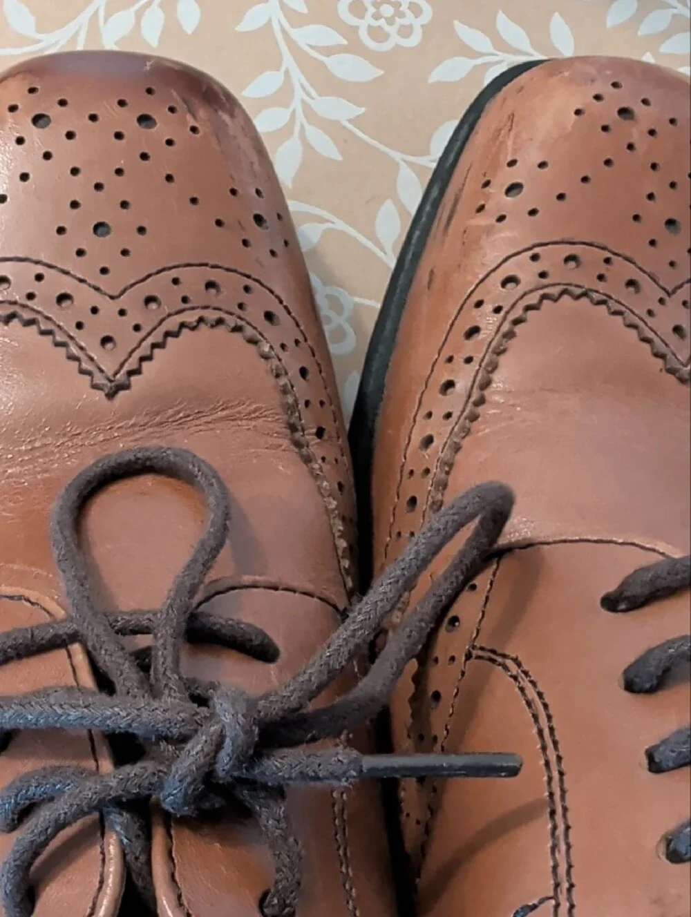 Florsheim Brown Wingtip Leather Oxfords